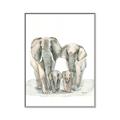 Picture of Elephant Family _GroupedProduct_Rectangle_Portrait_Mini_ _GroupedProduct_Rectangle_Portrait_Canvas_Framed_
