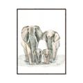 Picture of Elephant Family _GroupedProduct_Rectangle_Portrait_Mini_ _GroupedProduct_Rectangle_Portrait_Canvas_Framed_