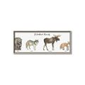 Picture of Woodland Animal Row _GroupedProduct_Panel_Landscape_Mini_ _GroupedProduct_Panel_Landscape_Canvas_Framed_