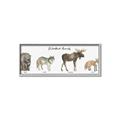 Picture of Woodland Animal Row _GroupedProduct_Panel_Landscape_Mini_ _GroupedProduct_Panel_Landscape_Canvas_Framed_