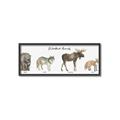 Picture of Woodland Animal Row _GroupedProduct_Panel_Landscape_Mini_ _GroupedProduct_Panel_Landscape_Canvas_Framed_