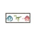 Picture of Dino Line _GroupedProduct_Panel_Landscape_Mini_ _GroupedProduct_Panel_Landscape_Canvas_Framed_