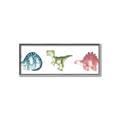 Picture of Dino Line _GroupedProduct_Panel_Landscape_Mini_ _GroupedProduct_Panel_Landscape_Canvas_Framed_