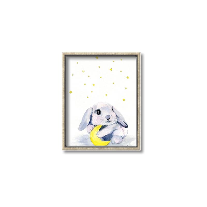 Picture of Moon Bunny  _GroupedProduct_Rectangle_Portrait_Mini_ _GroupedProduct_Rectangle_Portrait_Canvas_Framed_
