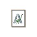Picture of Green Dino A  _GroupedProduct_Rectangle_Portrait_Mini_ _GroupedProduct_Rectangle_Portrait_Canvas_Framed_