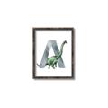Picture of Green Dino A  _GroupedProduct_Rectangle_Portrait_Mini_ _GroupedProduct_Rectangle_Portrait_Canvas_Framed_