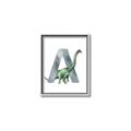 Picture of Green Dino A  _GroupedProduct_Rectangle_Portrait_Mini_ _GroupedProduct_Rectangle_Portrait_Canvas_Framed_