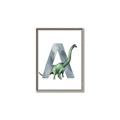 Picture of Green Dino A  _GroupedProduct_Rectangle_Portrait_Mini_ _GroupedProduct_Rectangle_Portrait_Canvas_Framed_