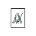 Picture of Green Dino A  _GroupedProduct_Rectangle_Portrait_Mini_ _GroupedProduct_Rectangle_Portrait_Canvas_Framed_