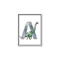 Picture of Green Dino A  _GroupedProduct_Rectangle_Portrait_Mini_ _GroupedProduct_Rectangle_Portrait_Canvas_Framed_