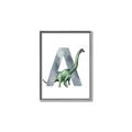 Picture of Green Dino A  _GroupedProduct_Rectangle_Portrait_Mini_ _GroupedProduct_Rectangle_Portrait_Canvas_Framed_