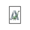 Picture of Green Dino A  _GroupedProduct_Rectangle_Portrait_Mini_ _GroupedProduct_Rectangle_Portrait_Canvas_Framed_