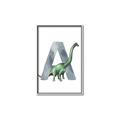 Picture of Green Dino A  _GroupedProduct_Rectangle_Portrait_Mini_ _GroupedProduct_Rectangle_Portrait_Canvas_Framed_