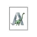 Picture of Green Dino A  _GroupedProduct_Rectangle_Portrait_Mini_ _GroupedProduct_Rectangle_Portrait_Canvas_Framed_