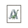 Picture of Green Dino A  _GroupedProduct_Rectangle_Portrait_Mini_ _GroupedProduct_Rectangle_Portrait_Canvas_Framed_