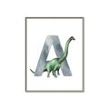 Picture of Green Dino A  _GroupedProduct_Rectangle_Portrait_Mini_ _GroupedProduct_Rectangle_Portrait_Canvas_Framed_