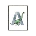 Picture of Green Dino A  _GroupedProduct_Rectangle_Portrait_Mini_ _GroupedProduct_Rectangle_Portrait_Canvas_Framed_