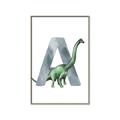 Picture of Green Dino A  _GroupedProduct_Rectangle_Portrait_Mini_ _GroupedProduct_Rectangle_Portrait_Canvas_Framed_