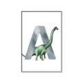 Picture of Green Dino A  _GroupedProduct_Rectangle_Portrait_Mini_ _GroupedProduct_Rectangle_Portrait_Canvas_Framed_
