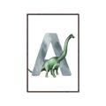 Picture of Green Dino A  _GroupedProduct_Rectangle_Portrait_Mini_ _GroupedProduct_Rectangle_Portrait_Canvas_Framed_