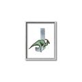 Picture of Green Dino J  _GroupedProduct_Rectangle_Portrait_Mini_ _GroupedProduct_Rectangle_Portrait_Canvas_Framed_