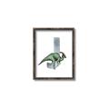 Picture of Green Dino J  _GroupedProduct_Rectangle_Portrait_Mini_ _GroupedProduct_Rectangle_Portrait_Canvas_Framed_