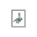 Picture of Green Dino J  _GroupedProduct_Rectangle_Portrait_Mini_ _GroupedProduct_Rectangle_Portrait_Canvas_Framed_