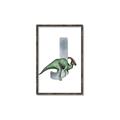 Picture of Green Dino J  _GroupedProduct_Rectangle_Portrait_Mini_ _GroupedProduct_Rectangle_Portrait_Canvas_Framed_