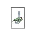 Picture of Green Dino J  _GroupedProduct_Rectangle_Portrait_Mini_ _GroupedProduct_Rectangle_Portrait_Canvas_Framed_
