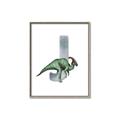 Picture of Green Dino J  _GroupedProduct_Rectangle_Portrait_Mini_ _GroupedProduct_Rectangle_Portrait_Canvas_Framed_