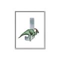 Picture of Green Dino J  _GroupedProduct_Rectangle_Portrait_Mini_ _GroupedProduct_Rectangle_Portrait_Canvas_Framed_