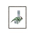 Picture of Green Dino J  _GroupedProduct_Rectangle_Portrait_Mini_ _GroupedProduct_Rectangle_Portrait_Canvas_Framed_