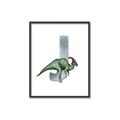 Picture of Green Dino J  _GroupedProduct_Rectangle_Portrait_Mini_ _GroupedProduct_Rectangle_Portrait_Canvas_Framed_