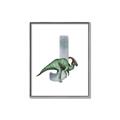 Picture of Green Dino J  _GroupedProduct_Rectangle_Portrait_Mini_ _GroupedProduct_Rectangle_Portrait_Canvas_Framed_