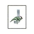 Picture of Green Dino J  _GroupedProduct_Rectangle_Portrait_Mini_ _GroupedProduct_Rectangle_Portrait_Canvas_Framed_