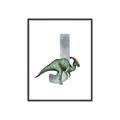 Picture of Green Dino J  _GroupedProduct_Rectangle_Portrait_Mini_ _GroupedProduct_Rectangle_Portrait_Canvas_Framed_