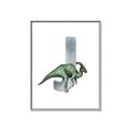 Picture of Green Dino J  _GroupedProduct_Rectangle_Portrait_Mini_ _GroupedProduct_Rectangle_Portrait_Canvas_Framed_