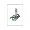 Picture of Green Dino J  _GroupedProduct_Rectangle_Portrait_Mini_ _GroupedProduct_Rectangle_Portrait_Canvas_Framed_