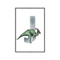 Picture of Green Dino J  _GroupedProduct_Rectangle_Portrait_Mini_ _GroupedProduct_Rectangle_Portrait_Canvas_Framed_