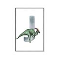 Picture of Green Dino J  _GroupedProduct_Rectangle_Portrait_Mini_ _GroupedProduct_Rectangle_Portrait_Canvas_Framed_