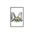 Picture of Green Dino M  _GroupedProduct_Rectangle_Portrait_Mini_ _GroupedProduct_Rectangle_Portrait_Canvas_Framed_