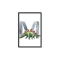 Picture of Green Dino M  _GroupedProduct_Rectangle_Portrait_Mini_ _GroupedProduct_Rectangle_Portrait_Canvas_Framed_