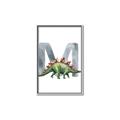 Picture of Green Dino M  _GroupedProduct_Rectangle_Portrait_Mini_ _GroupedProduct_Rectangle_Portrait_Canvas_Framed_
