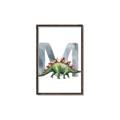 Picture of Green Dino M  _GroupedProduct_Rectangle_Portrait_Mini_ _GroupedProduct_Rectangle_Portrait_Canvas_Framed_
