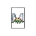 Picture of Green Dino M  _GroupedProduct_Rectangle_Portrait_Mini_ _GroupedProduct_Rectangle_Portrait_Canvas_Framed_