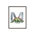 Picture of Green Dino M  _GroupedProduct_Rectangle_Portrait_Mini_ _GroupedProduct_Rectangle_Portrait_Canvas_Framed_