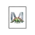 Picture of Green Dino M  _GroupedProduct_Rectangle_Portrait_Mini_ _GroupedProduct_Rectangle_Portrait_Canvas_Framed_