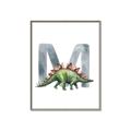 Picture of Green Dino M  _GroupedProduct_Rectangle_Portrait_Mini_ _GroupedProduct_Rectangle_Portrait_Canvas_Framed_