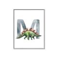 Picture of Green Dino M  _GroupedProduct_Rectangle_Portrait_Mini_ _GroupedProduct_Rectangle_Portrait_Canvas_Framed_