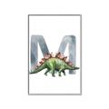 Picture of Green Dino M  _GroupedProduct_Rectangle_Portrait_Mini_ _GroupedProduct_Rectangle_Portrait_Canvas_Framed_